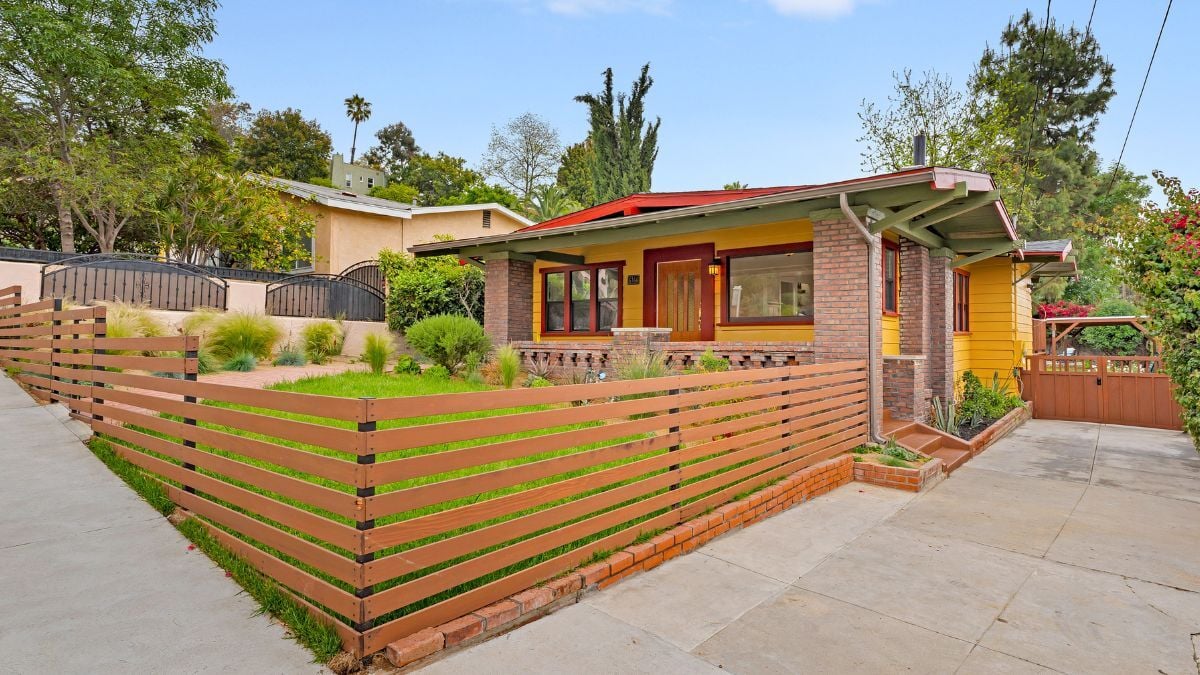 Single-story modern home, ADU style